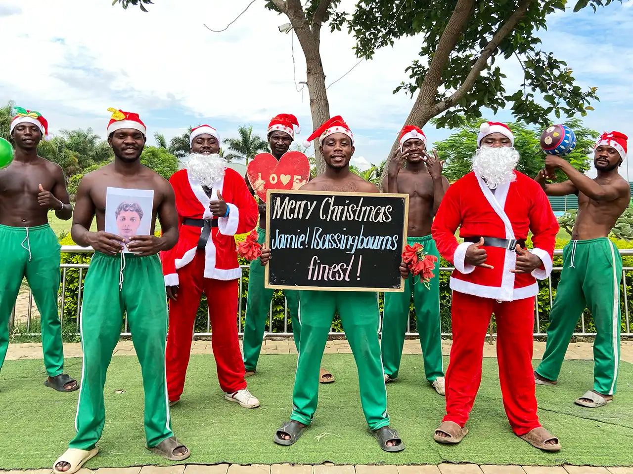 Green Pants Christmas