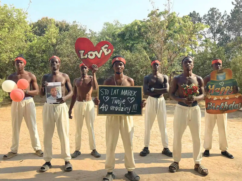 Afrykańscy silni mężczyźni