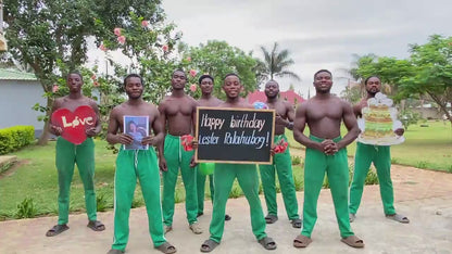 Big guys in green pants